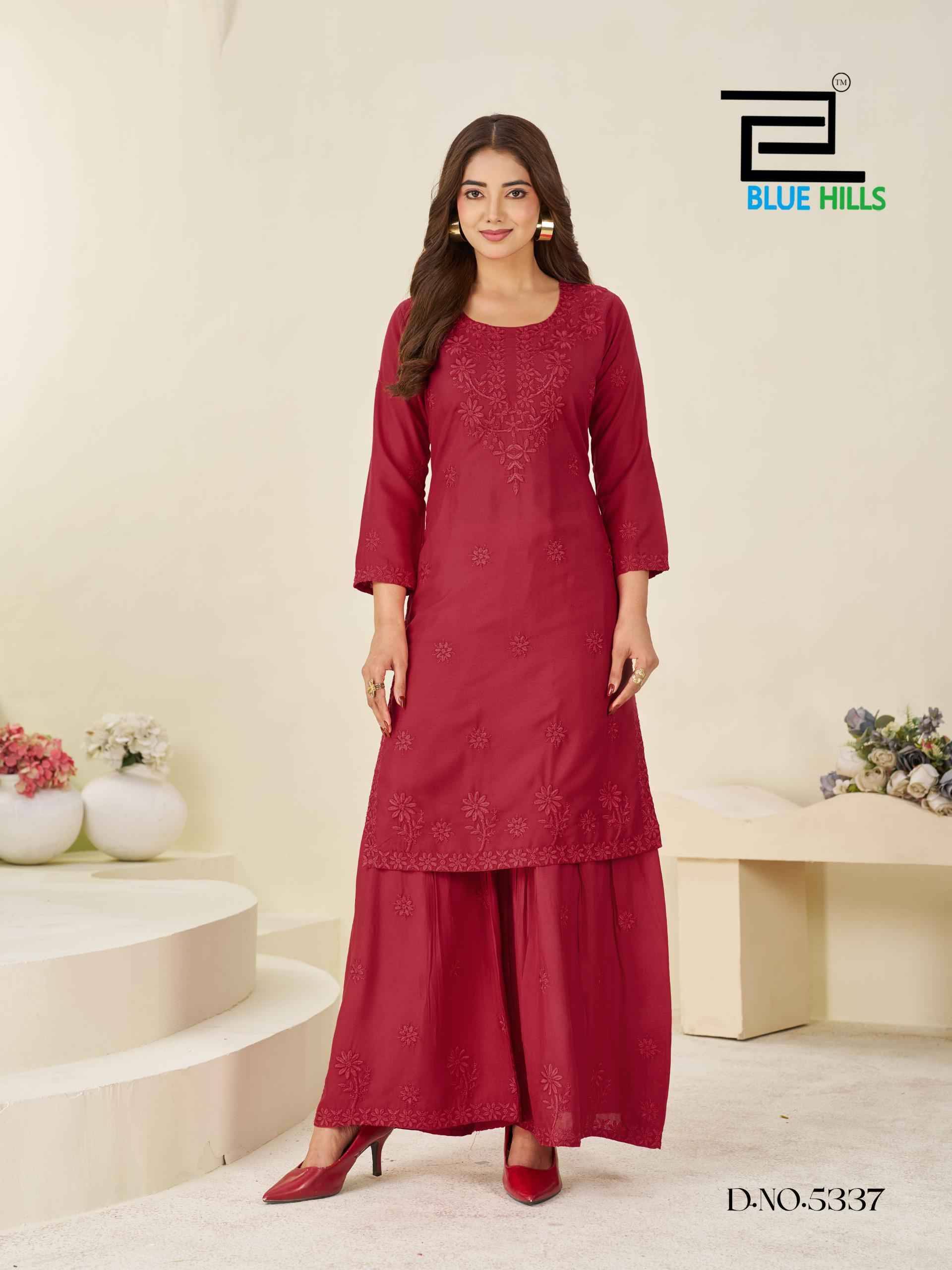HEENAZ vol 5 By Blue Hills Designer Stylish Fancy Colorful Beautiful Party Wear & Ethnic Wear Collection rayon 14 kg At Wholesale Price